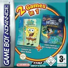 2 Games In 1: Spongebob Bikini Bottom & Jimmy Neutron