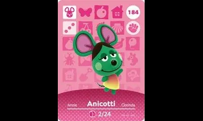 Anicotti #184 [Animal Crossing Series 2]