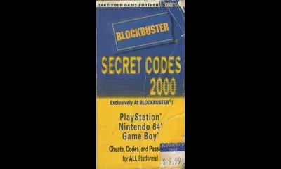 Blockbuster Secret Codes 2000