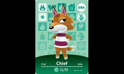 Chief #086 [Animal Crossing Series 1]