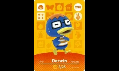 Derwin #298 [Animal Crossing Series 3]