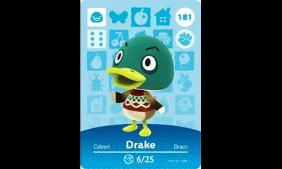 Drake #181 [Animal Crossing Series 2]