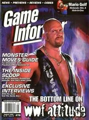 Background - Game Informer [Issue 076] Steve Austin Cover - Game Informer  - Retrocharting