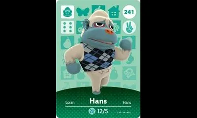 Hans #241 [Animal Crossing Series 3]