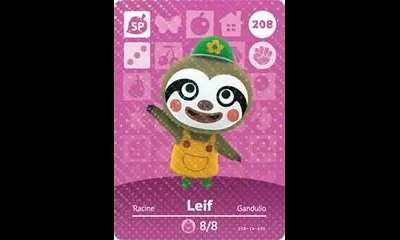 Leif #208 [Animal Crossing Series 3]