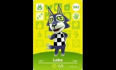 Lobo #382 [Animal Crossing Series 4]