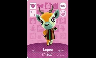Lopez #027 [Animal Crossing Series 1]