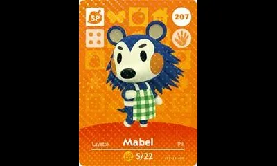 Mabel #207 [Animal Crossing Series 3]