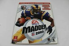 Background - Madden 2003 [Prima] - Strategy Guide - Retrocharting