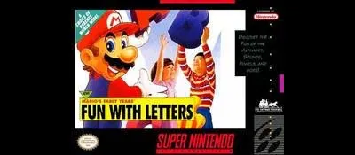 Mario's Early Years Fun with Letters