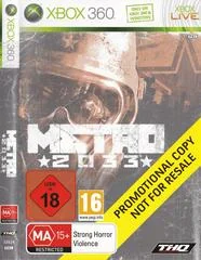 Background - Metro 2033 [Not for Resale] - Xbox 360 - Retrocharting