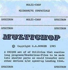 Background - Multi-chop - ZX Spectrum - Retrocharting
