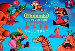 Nintendo The Power Game 1991 Calendar