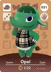 Background - Opal #051 [Animal Crossing Series 1] - Nintendo DS - Retrocharting