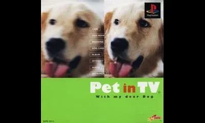 Pet in TV with my dear Dog