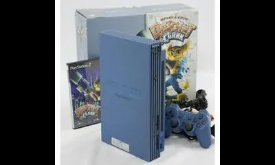PlayStation 2 [Ratchet & Clank Action Pack] Toys Blue [SCPH-39000 TB]