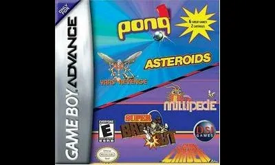 Pong / Asteroids / Yar's Revenge / Millipede / Super Breakout / Lunar Lander