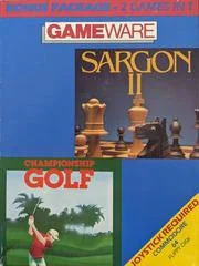 Background - Sargon II & Championship Golf - Commodore 64 - Retrocharting