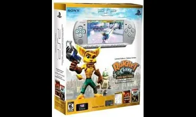 Sony PSP 2000 Slim & Lite Piano Black Ratchet & Clank:Size Matters Edition