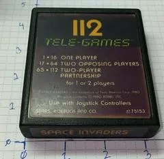 Space Invaders [Telegames Text Label]