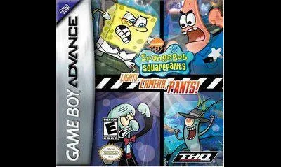Spongebob Squarepants Lights Camera Pants