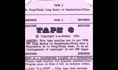 Tape 3