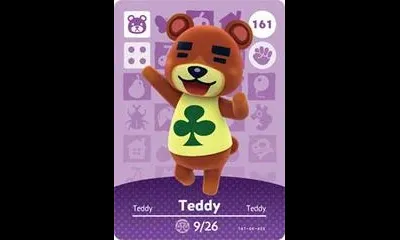 Teddy #161 [Animal Crossing Series 2]