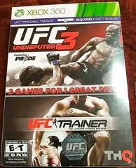 Background - UFC 3 Undisputed & UFC Trainer Double Pack - Xbox 360 - Retrocharting