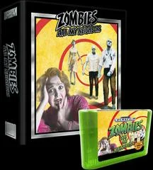 Background - Zombies Ate My Neighbors [Premium Edition Transparent Green] - Sega Genesis - Retrocharting